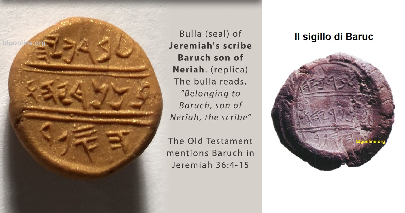 Archeologia biblica - Sigillo di Baruc